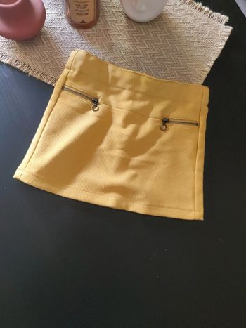 Jupe moutarde