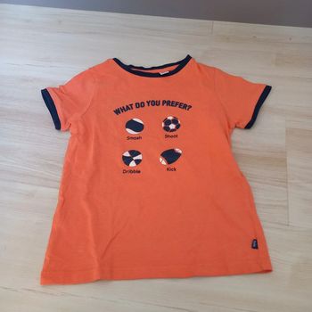 Tee shirt orage a motifs