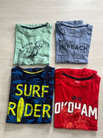 Lot de 4 t-shirts manches courtes