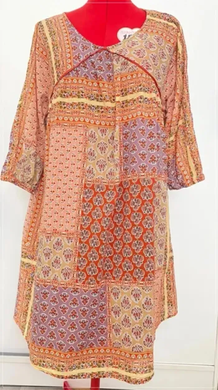 Robe bohème imprimé Cashmire Mango