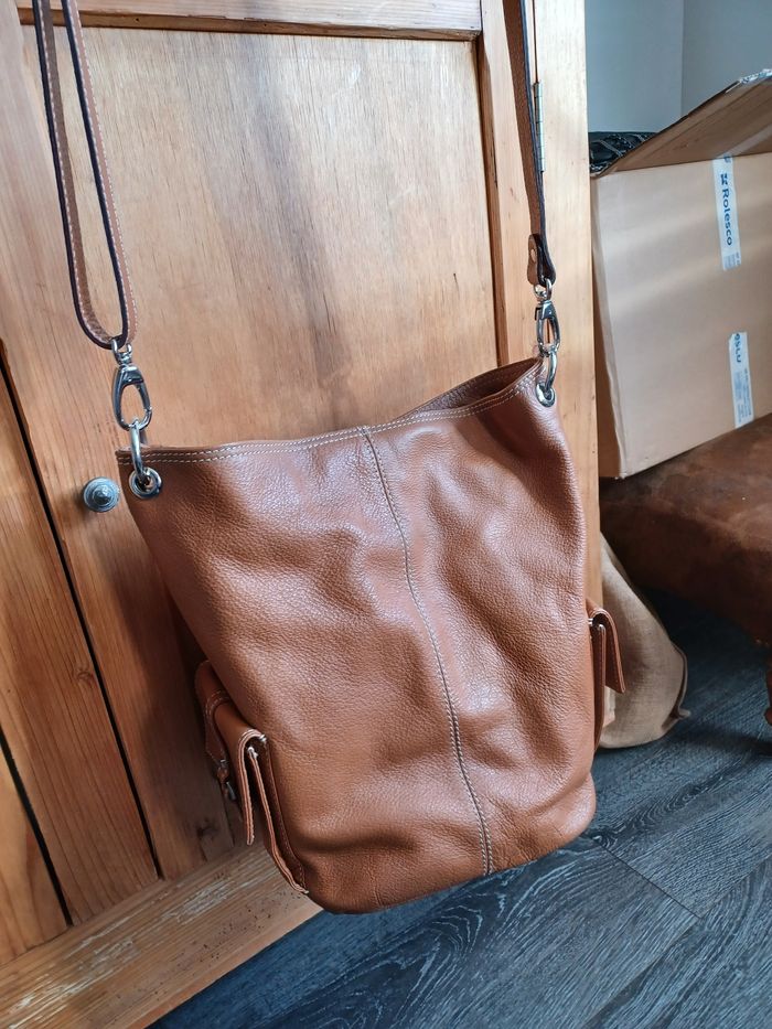 Sac MAC DOUGLAS  Marron caramel avec accessoires - photo numéro 4