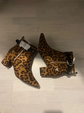 Bottines léopard