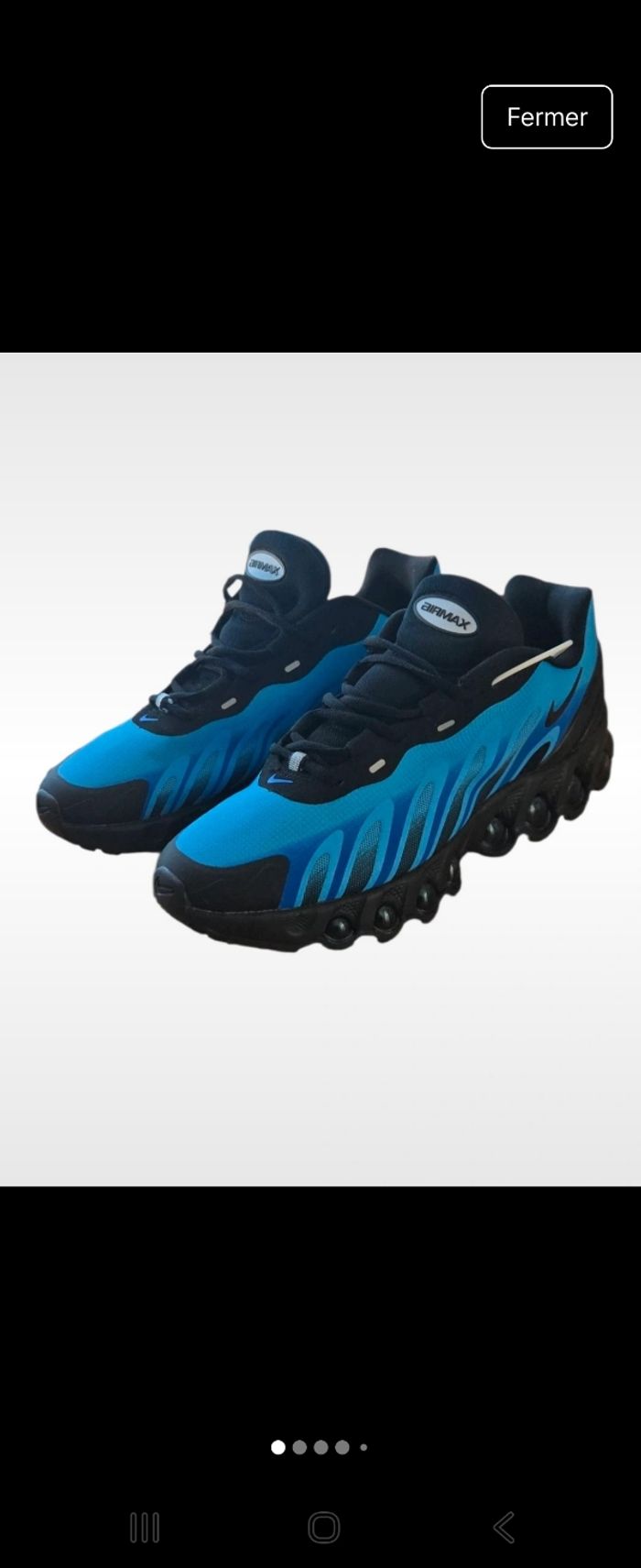 Nike air max Dn8 homme bleu noir T.40