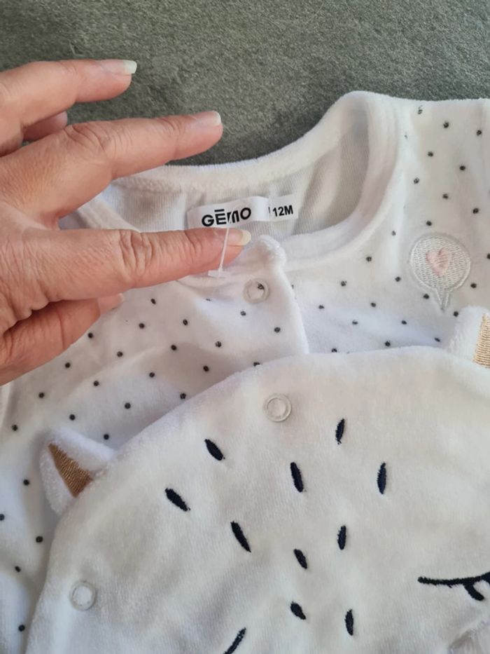 Pyjama gemo taille 12 mois neuf - photo numéro 3