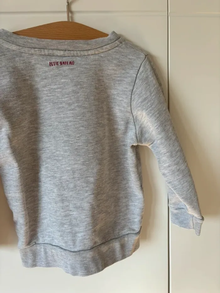 Sweat-shirt Petit Bateau cœur - photo numéro 9