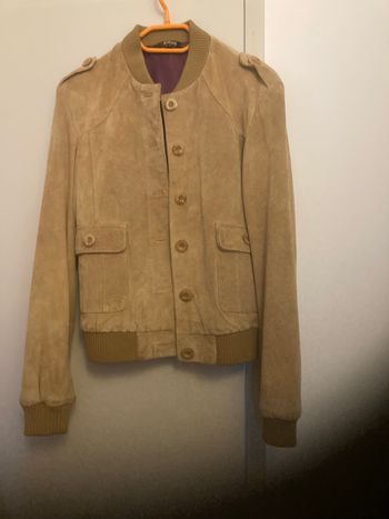 Veste en cuir femme