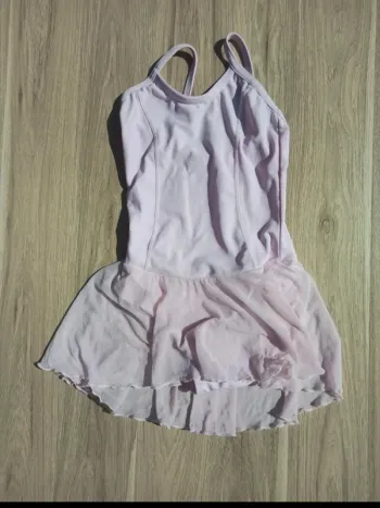 Justaucorps rose pâle 10 ans