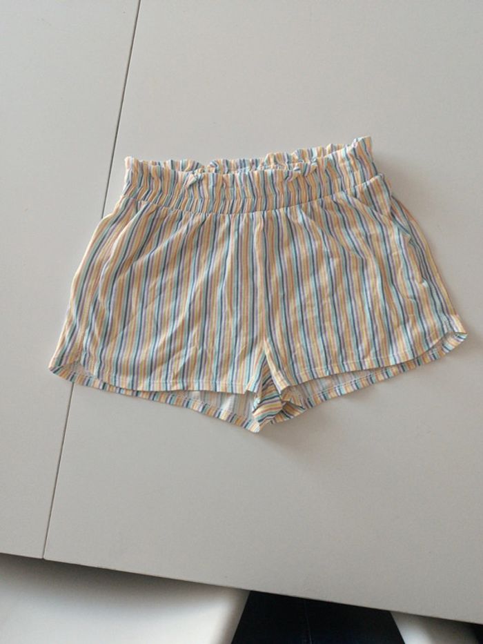 Short à rayures coton 12 ans