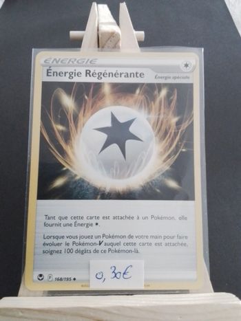 Carte Pokémon Energie Régénérante 168/195