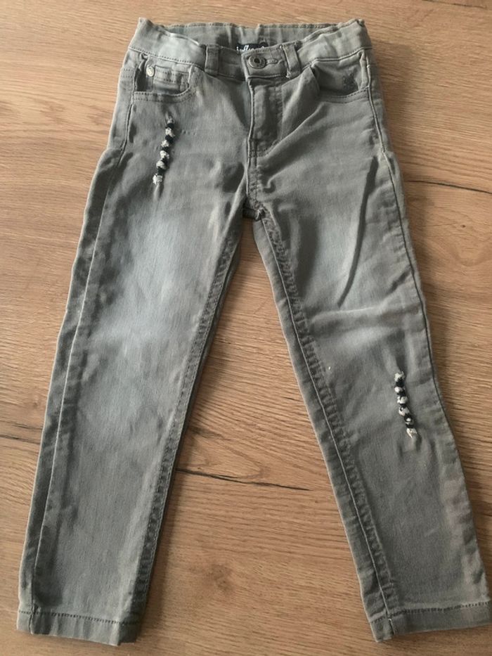 Jean gris fille