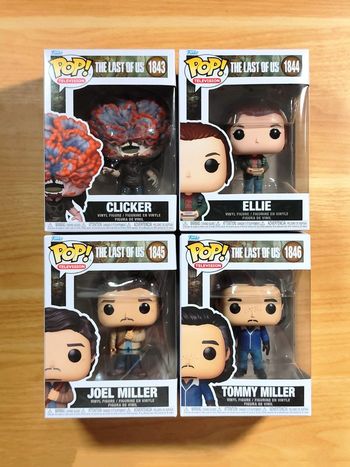 Lot Complet de 4 Funko Pop! - HBO Original The Last Of Us