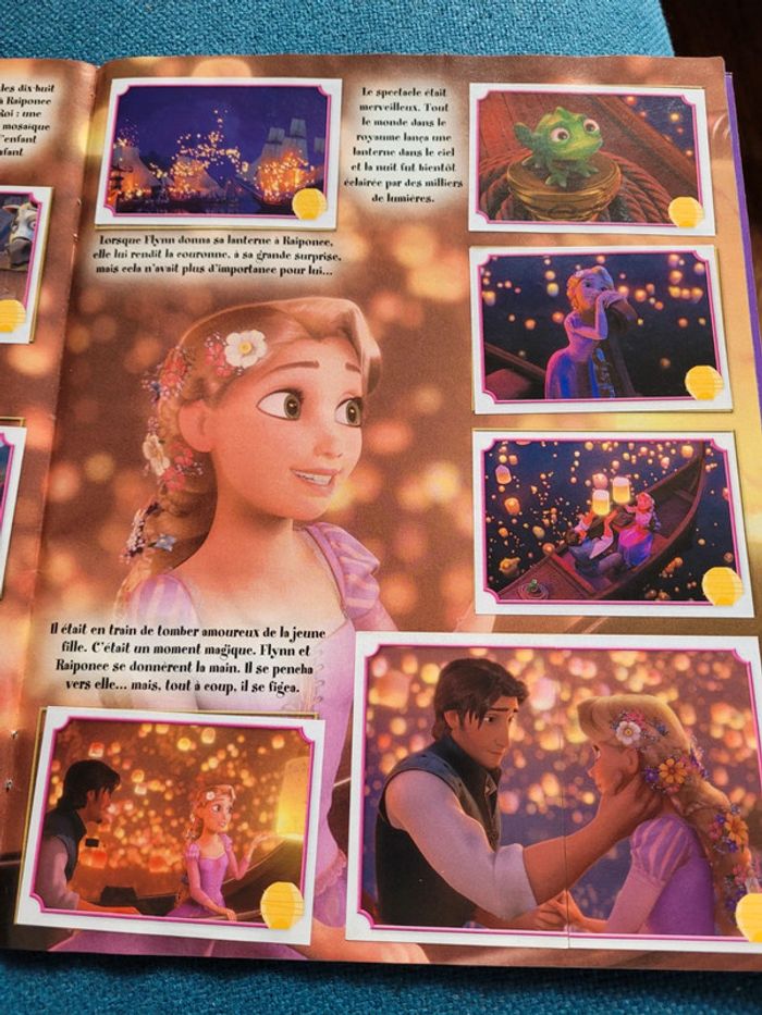 Album Panini Raiponce complet + poster Disney collection autocollants stickers princesse - photo numéro 8