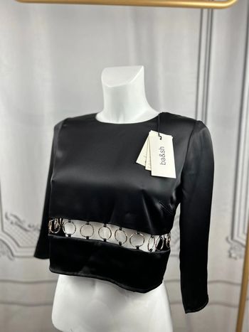 Top court Noir Ba&sh T1 / S Neuf