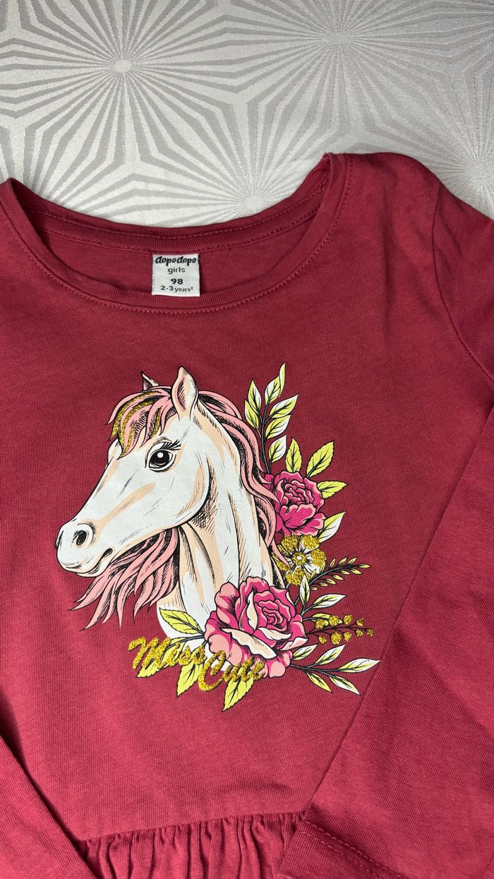 Robe manches longues fille 3 ans - photo numéro 3