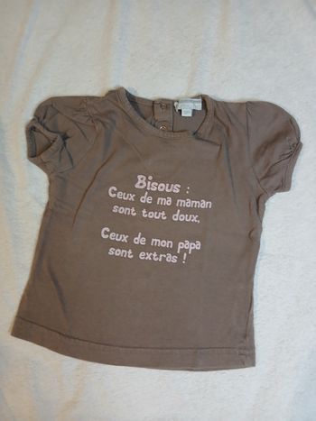 Tee shirt fille 18 mois kiabi