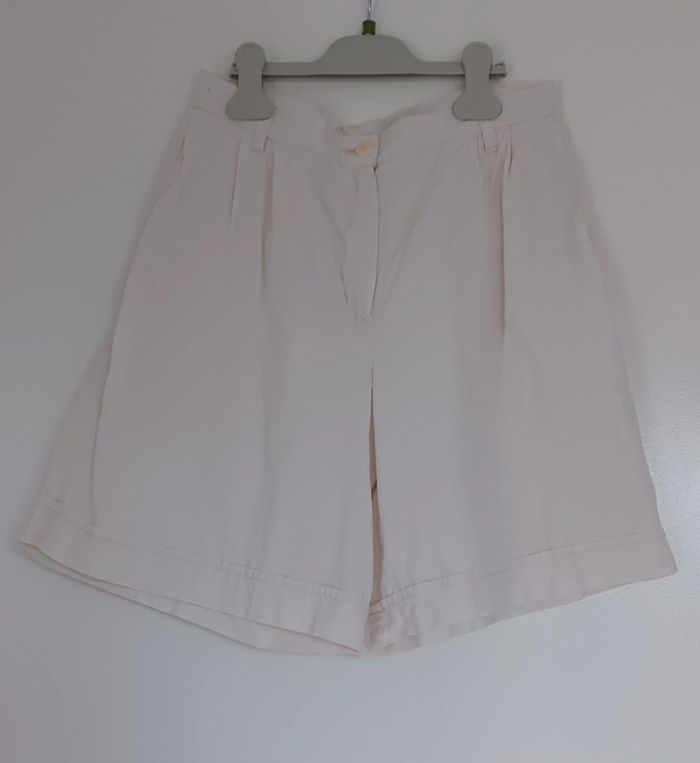 Short blanc style marin