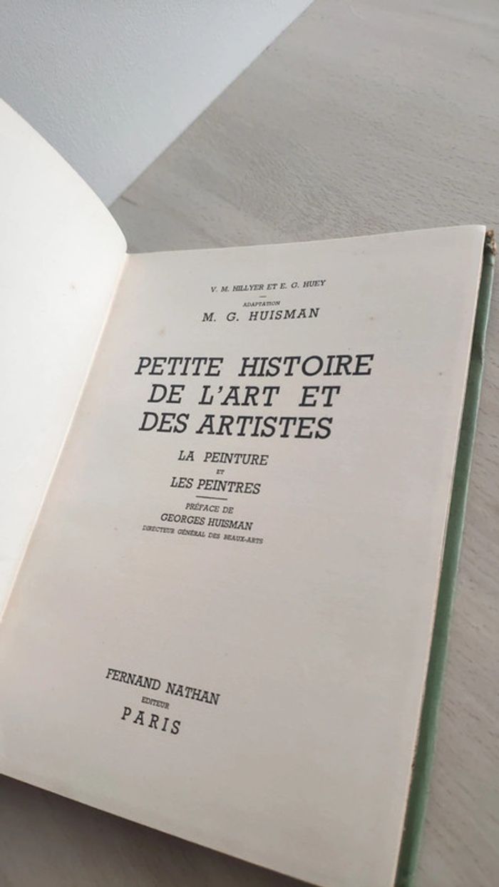 Livre petite histoire de l'art et des artistes peintres peinture Hillyer Huey Huisman - photo numéro 7