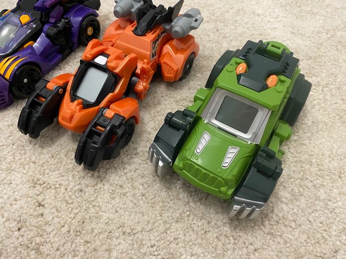 Lot de 3 transformers Switch & Go dinos - photo numéro 3