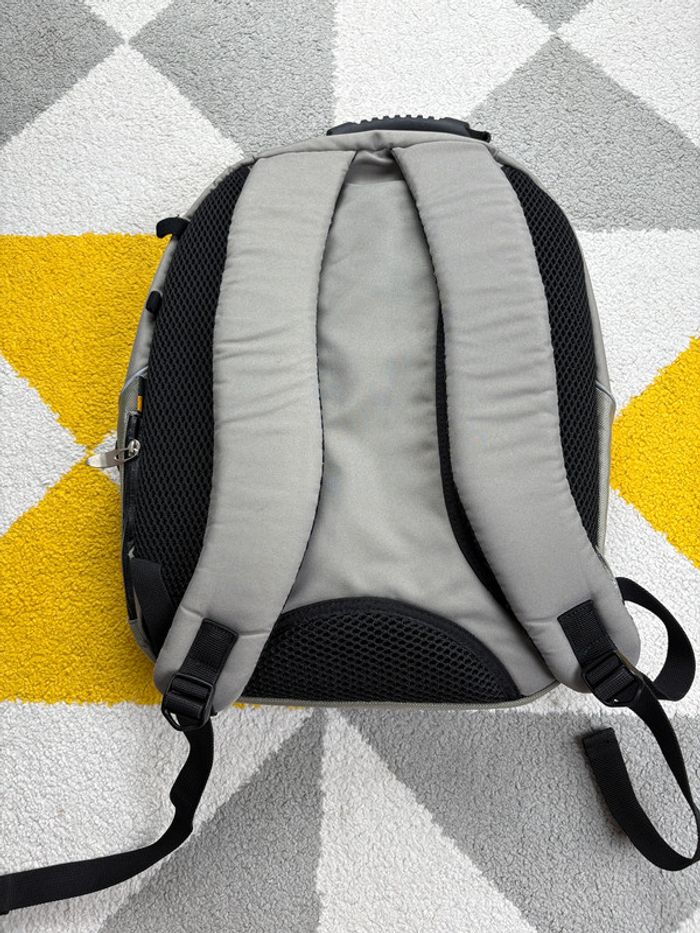 Sac à dos Timberland | Gris clair et beige | Taille 33 X 39 cm - photo numéro 2