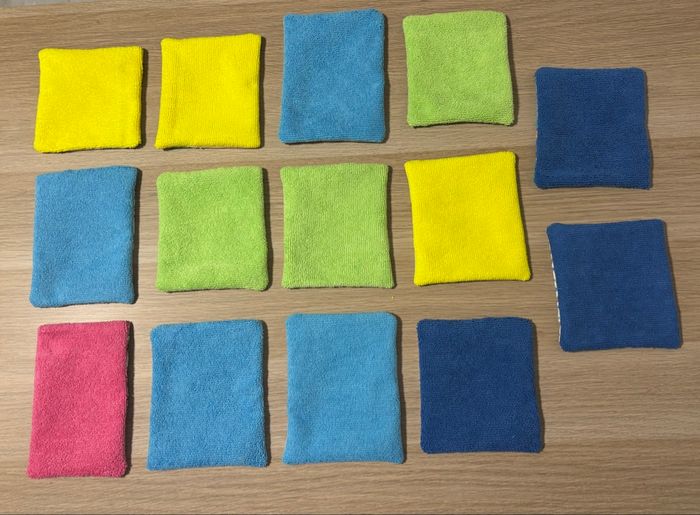 Débarbouillette microfibre éponge Coton - photo numéro 2
