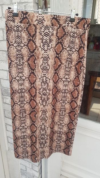 jupe longue style coloris serpent