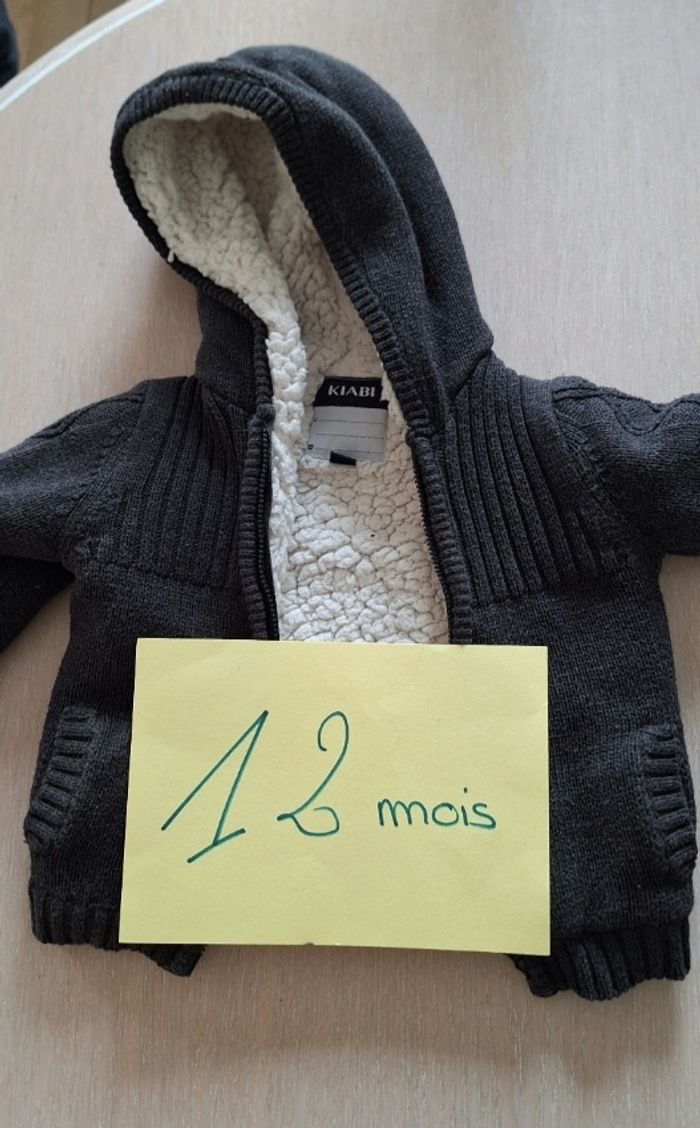 Gilet veste molletonné