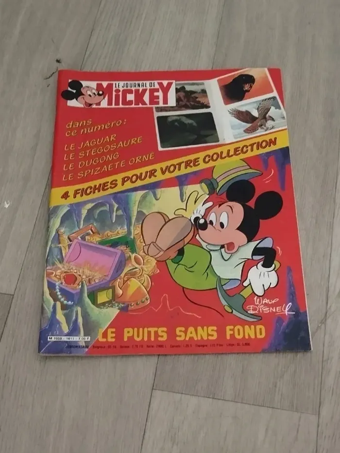 Lot Vintage 7 magazines Journal de Mickey année 1983 L058 - photo numéro 10