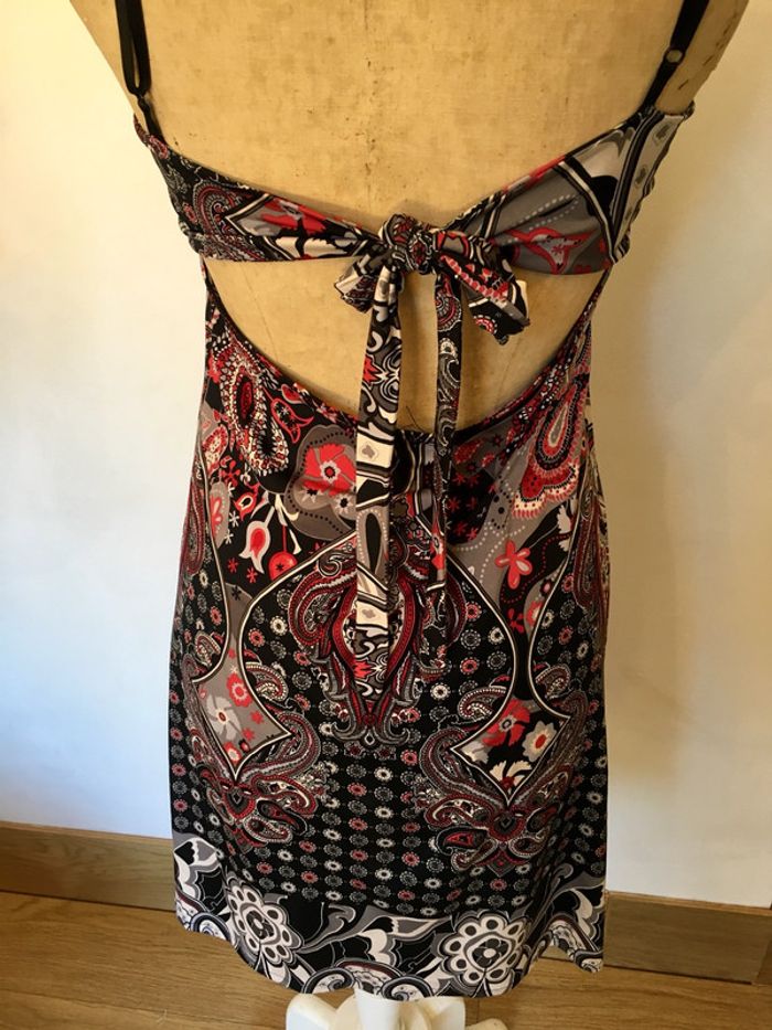 Robe dos nu motifs ethniques - photo numéro 4