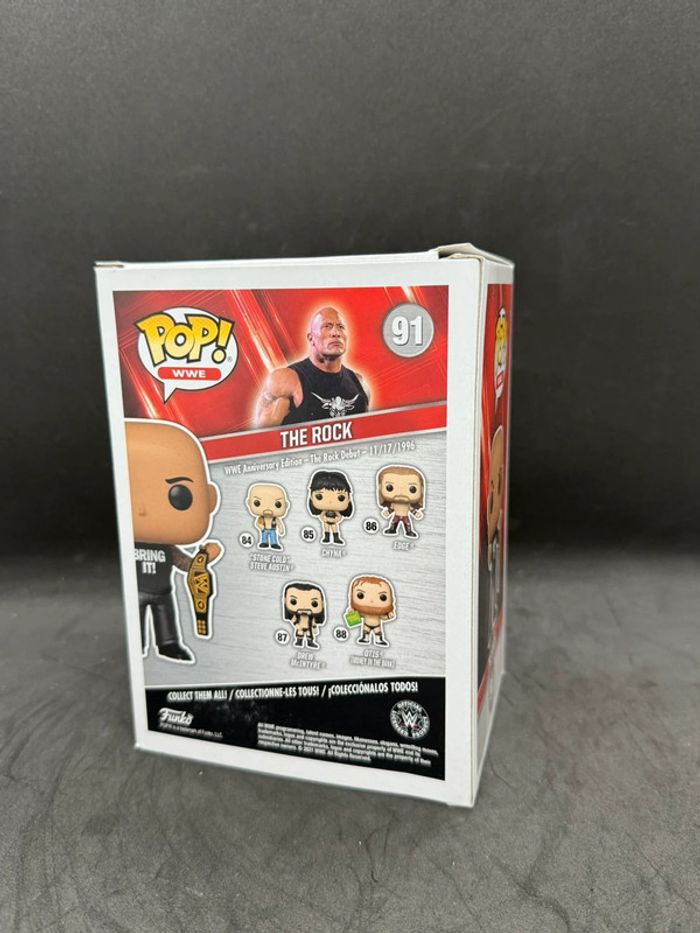 Funko pop WWE The Rock 91 EE Exclusive - photo numéro 4