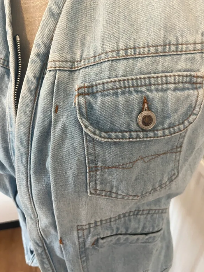 Veste sans manche jean - photo numéro 4