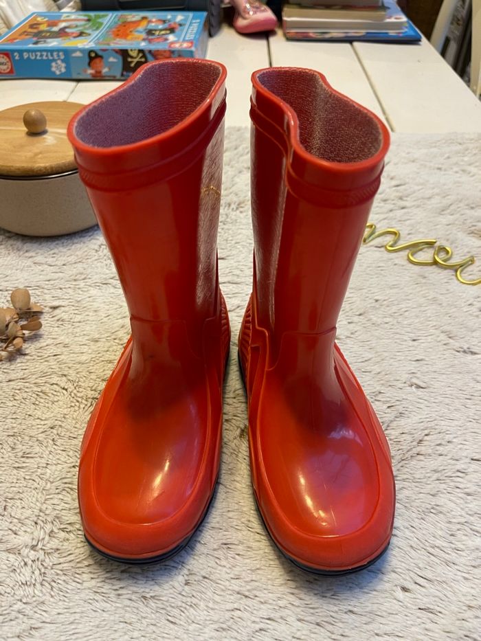 Botte de pluie en caoutchouc rouge - G&G - photo numéro 5