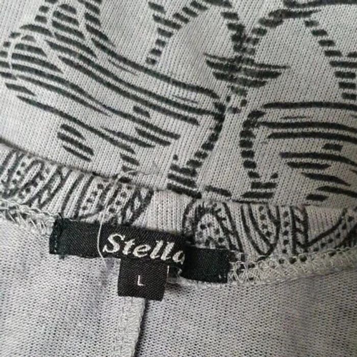 Beau T-shirt/pull gris manches chauve souris Stella T: 40 - photo numéro 11