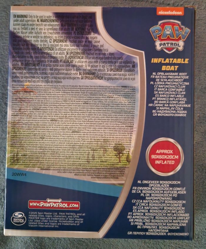 Bateau Gonflable paw patrol - photo numéro 2