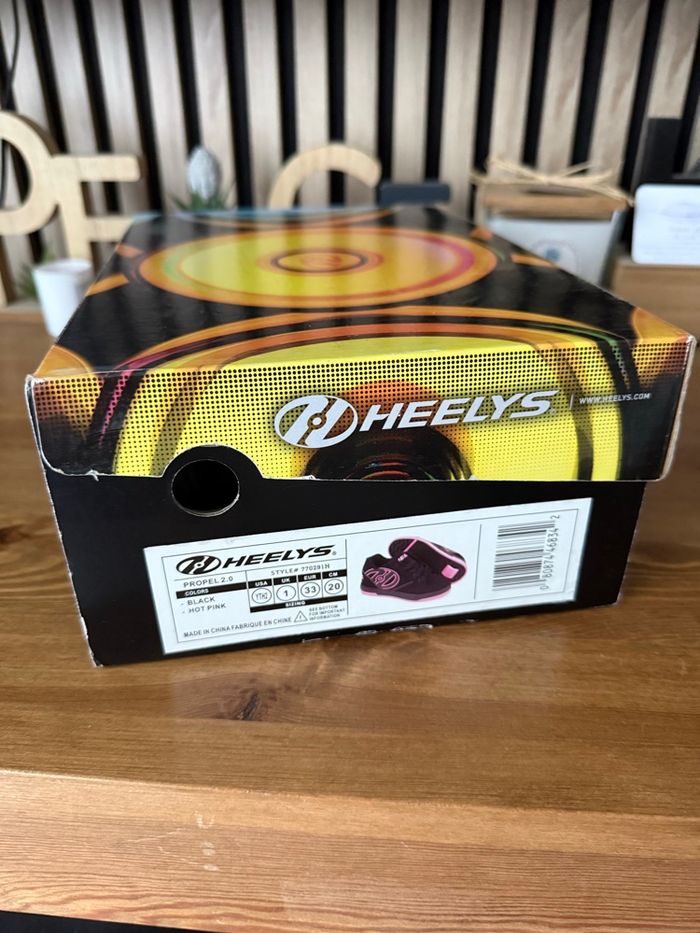 Heelys Propel 2.0 Baskets Basses, Noir (Black/Rose), 33 EU