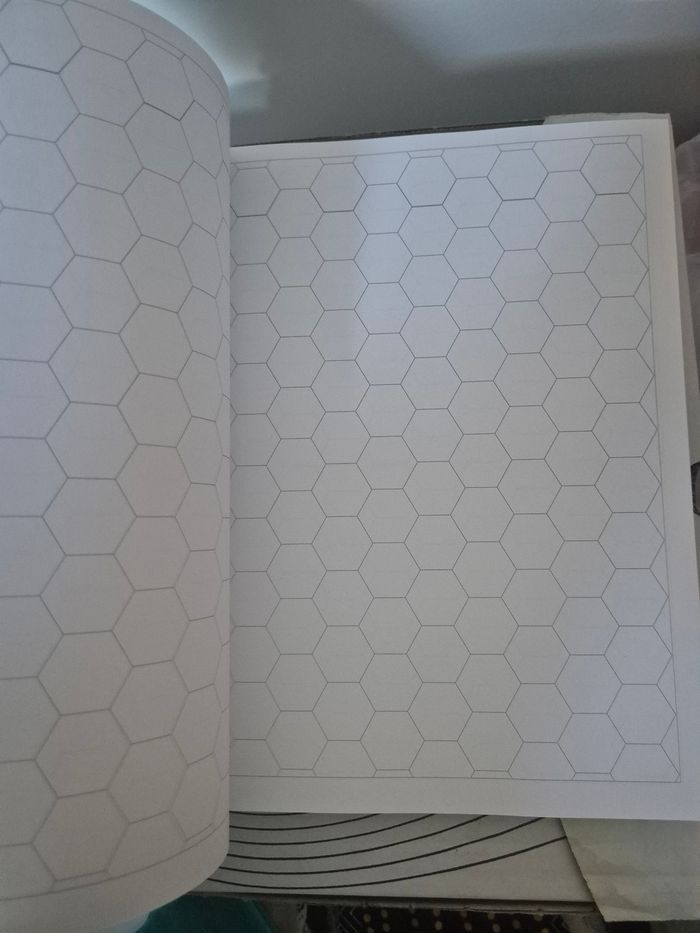 Cahier chimie pour molécule neuf / haxagonal notebook - photo numéro 2