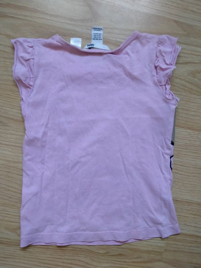 Tee shirt rose. Filles. Hello Kitty. Taille 2 4 ans - photo numéro 6
