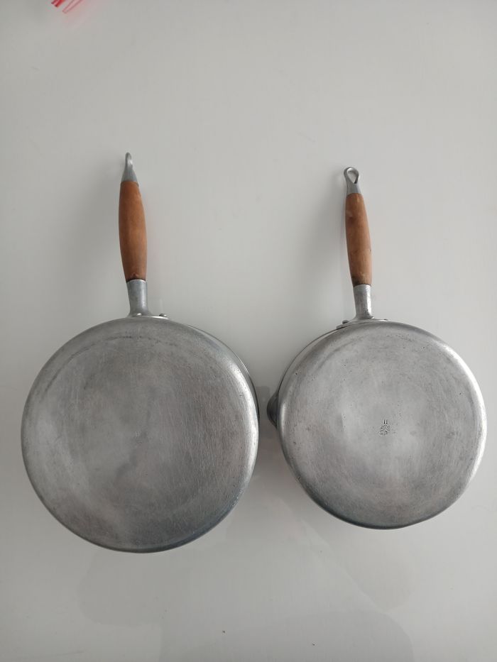 Duo de Casseroles Vintage en Aluminium - Années 80/90 - photo numéro 5