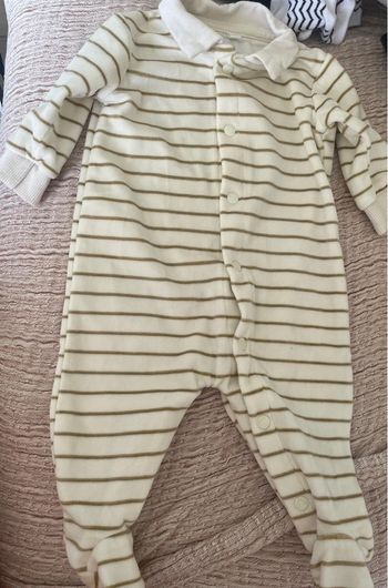 Pyjama velours mixte