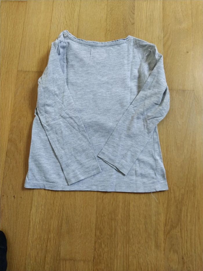 T-shirt ml fille 36 mois - photo numéro 2