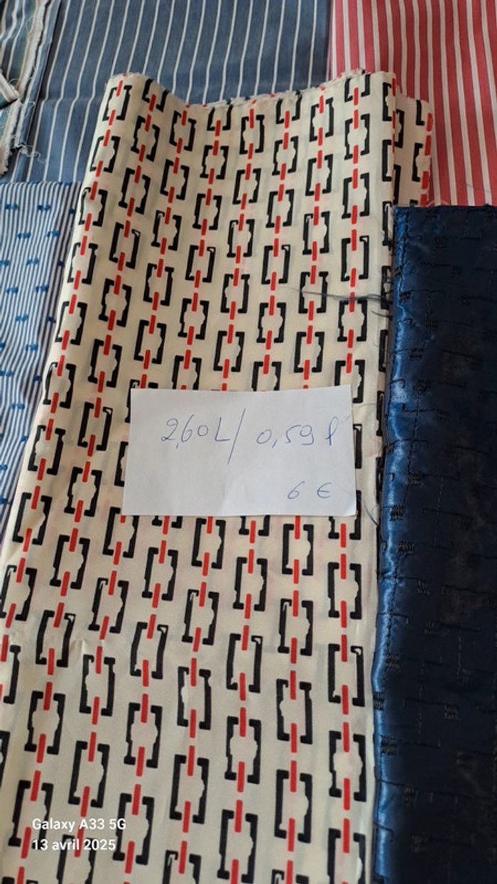 Lot de tissu - photo numéro 2