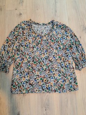 Blouse fleurie fluide t.44