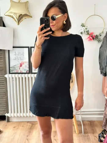 Robe Sézane noire taille 38