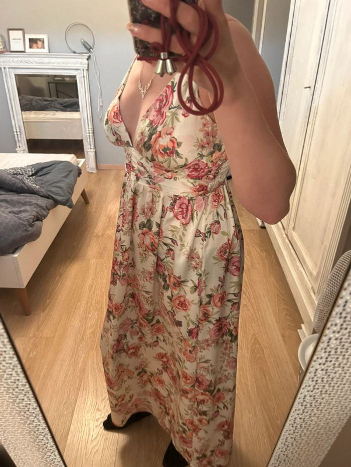 Robe longue rose - photo numéro 2