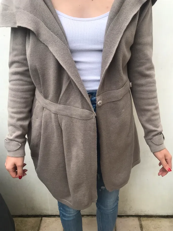 Veste kaki comptoir des cotonniers - photo numéro 6