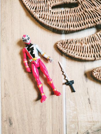 🙅Power rangers dino fury figurine du ranger rouge avec son épée marque Hasbro