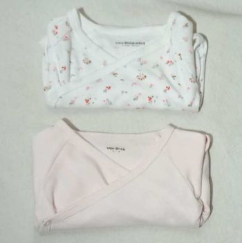 lot de 2 bodies Vertbaudet