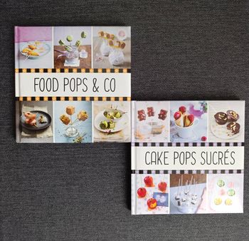 Lot de 2 Livres de recettes Pops 