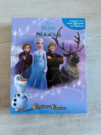 Livre figurine et comptines - reines des neiges 2