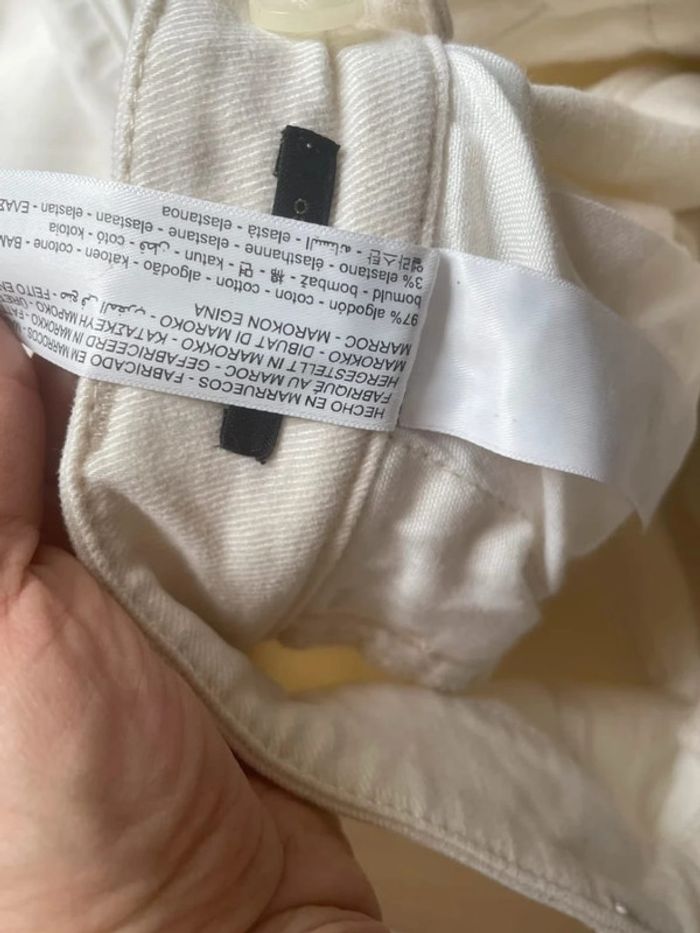 Pantalon crème Massimo Dutti vintage - photo numéro 7