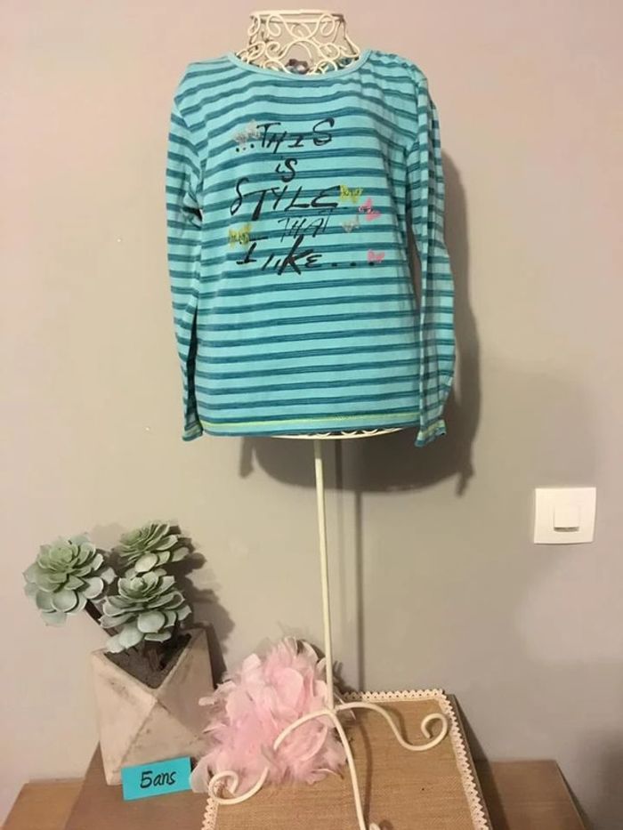 T-shirt ML fille 5 ans